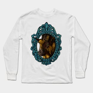 Mammal Cameo: The Vigilant Goat Long Sleeve T-Shirt